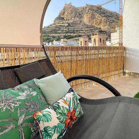 La Terraza. Vistas Al Castillo A 1 Min. De La Playa อาลิกันเต ภายนอก รูปภาพ