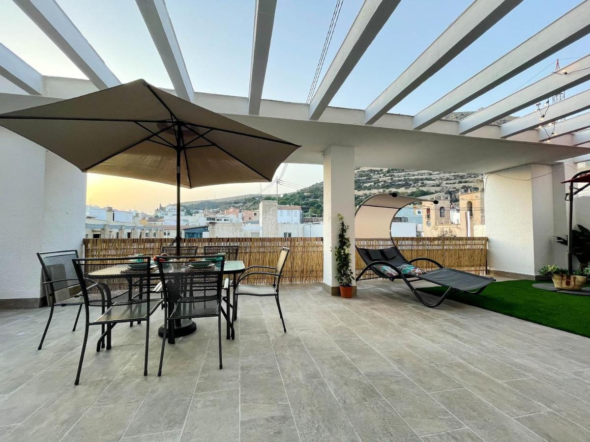 La Terraza. Vistas Al Castillo A 1 Min. De La Playa อาลิกันเต ภายนอก รูปภาพ