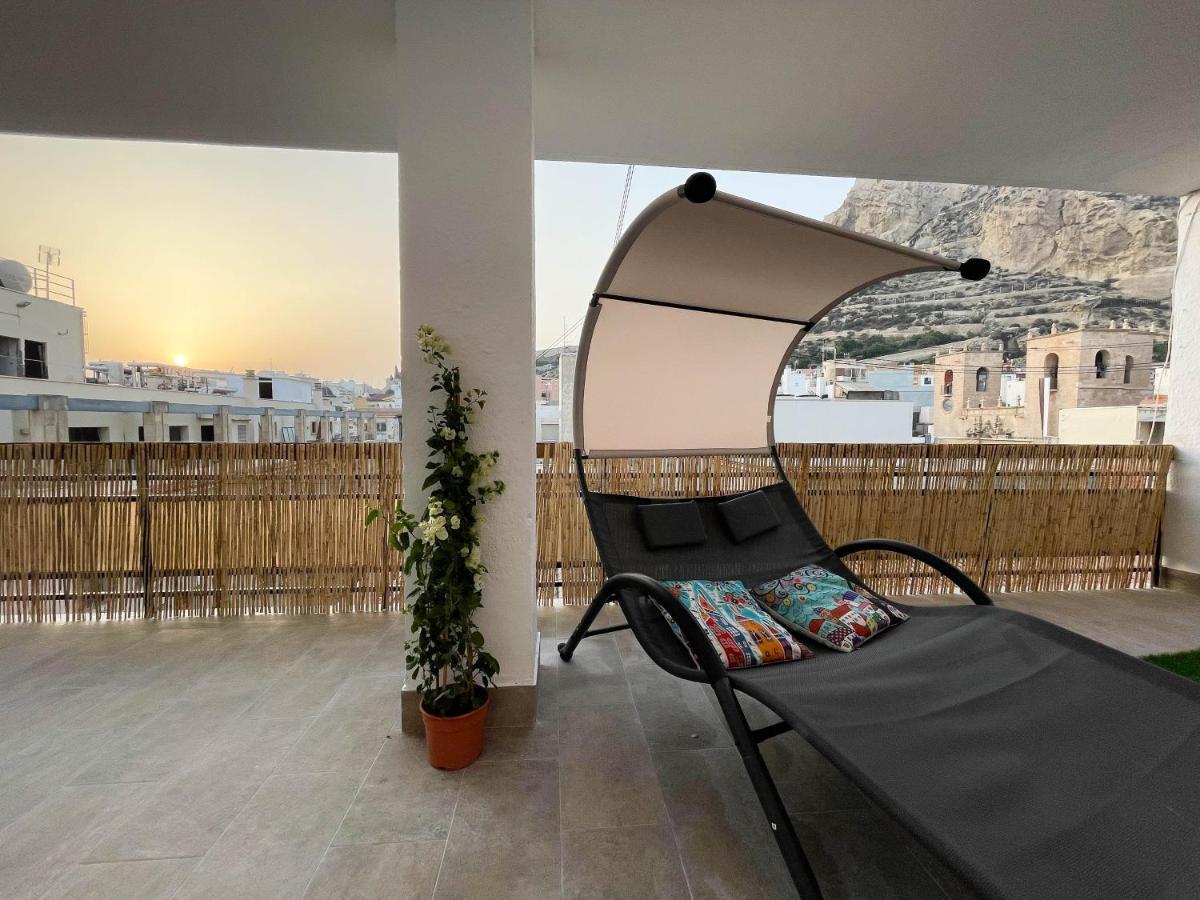 La Terraza. Vistas Al Castillo A 1 Min. De La Playa อาลิกันเต ภายนอก รูปภาพ